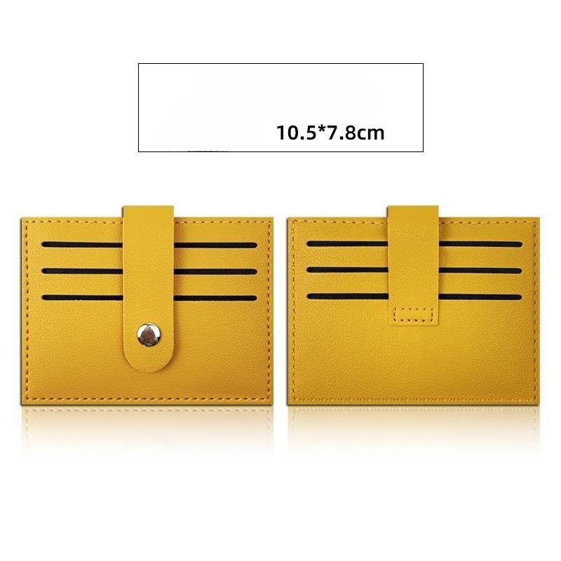 Fashion Leather Ultra-thin Card Holder Bank Credit ID Cards Cover Pouch Case Wallet Organizer Thin Business Bank Card Package