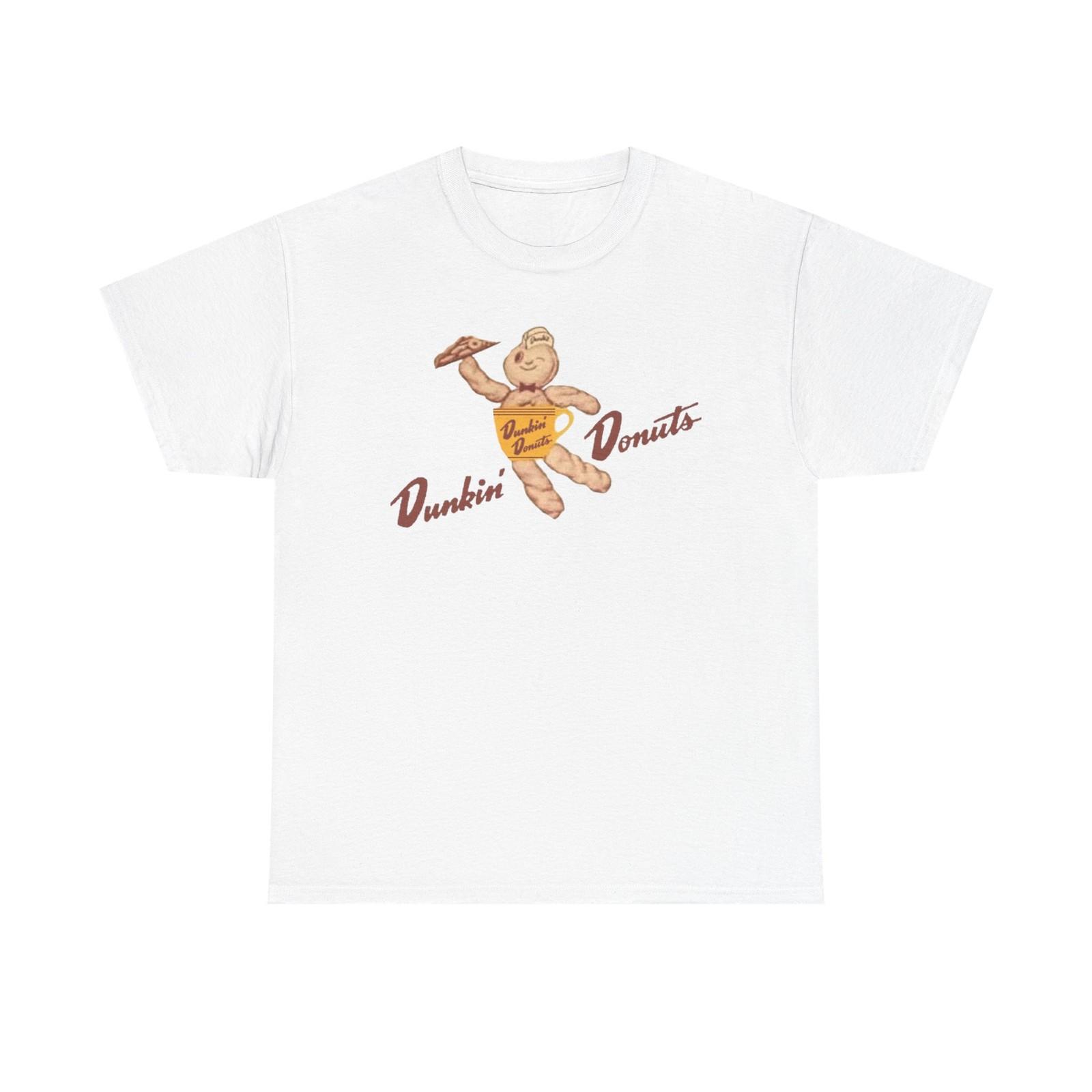 Dunkin’ Donuts T-shirt vintage retro logo Boston graphic Unisex Heavy Cotton Tee XXXXL