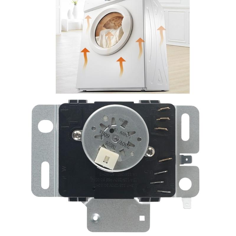 Energy Efficient Laundry Timer Metal Texture Reduces Power Waste Precise Timing Suitable for Multiple Dryer Brands