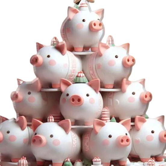 Tierischer Weihnachtsbaum-Anhänger, Acryl, gestapelte Tiere, Baumschmuck, Cartoon-Tiere, Dekoration für die Feiertage, Dekoration, Geschenk