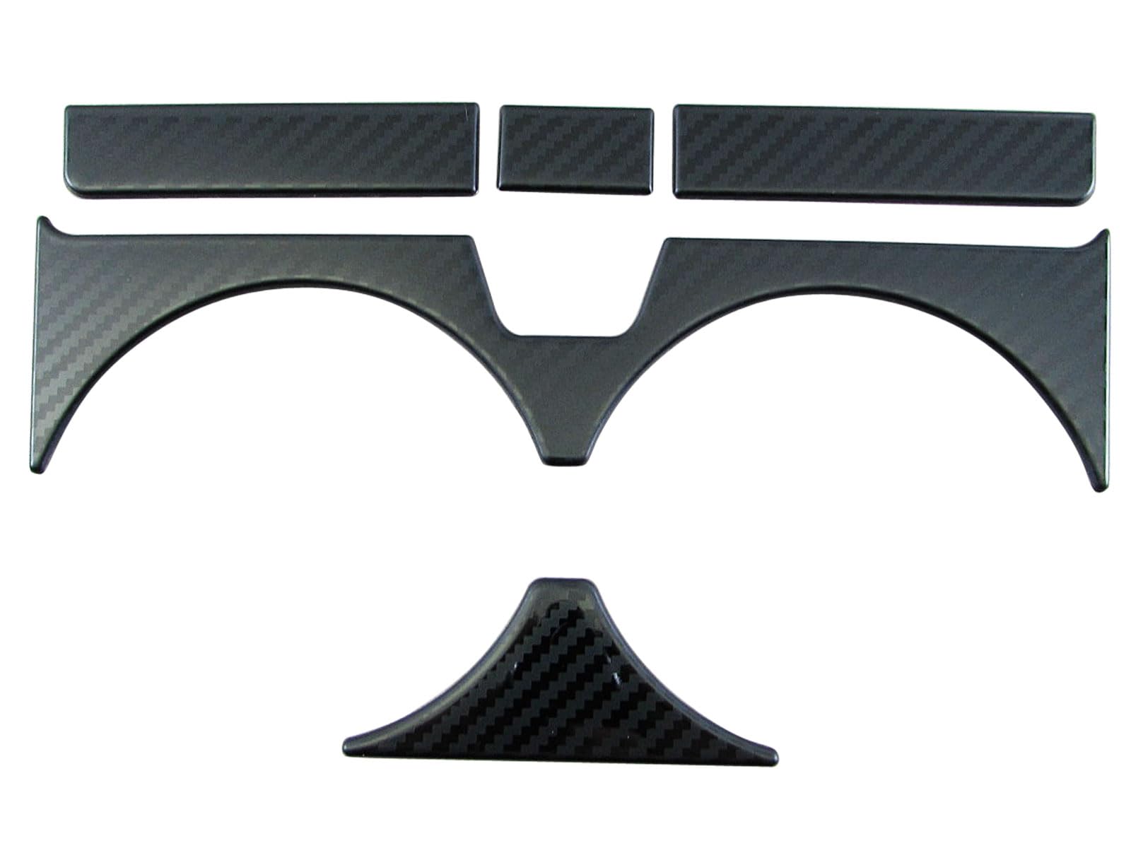 

BRIGHTZ Carbon Fiber Stainless Steel Front Drink Holder Panel for Toyota Prius and 65 Fits and H65 5-Piece 60, 61, (DRI-COV-002) - ZVW60, ZVW65,