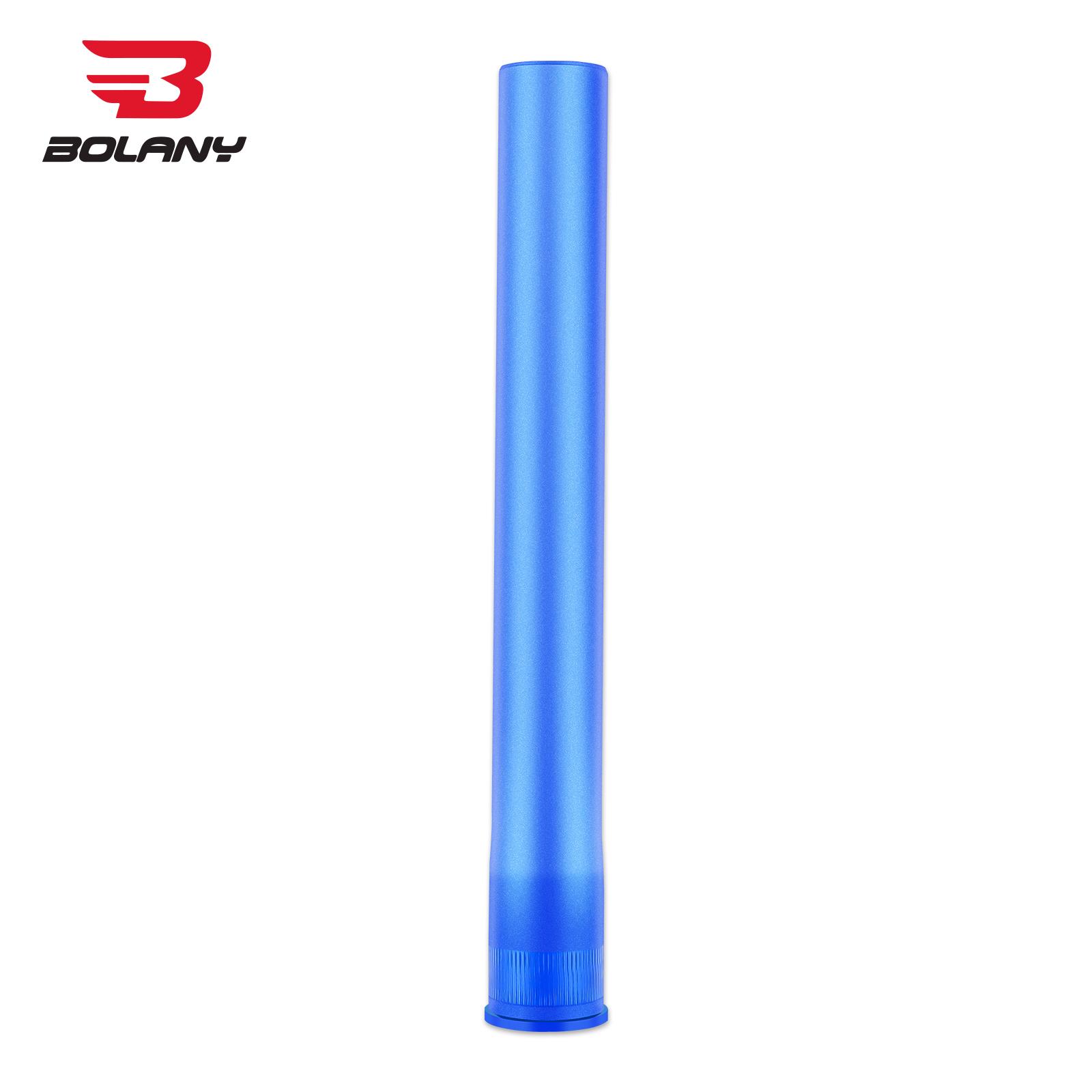 BOLANY Bicycle Fork Head Tube Aluminum Alloy Mountain Bicycle Front Fork Head Tube Bike Air Front Fork Parts Blue Straight