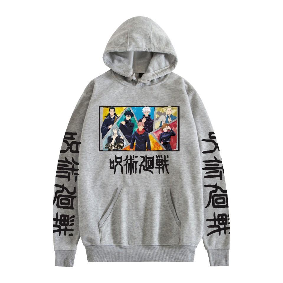 Fashion for Fans of Jujutsu Kaisen Anime Printed Sweatshirt Outdoor Sport Cosplay Pullovers Hoodie Cosplay Costume