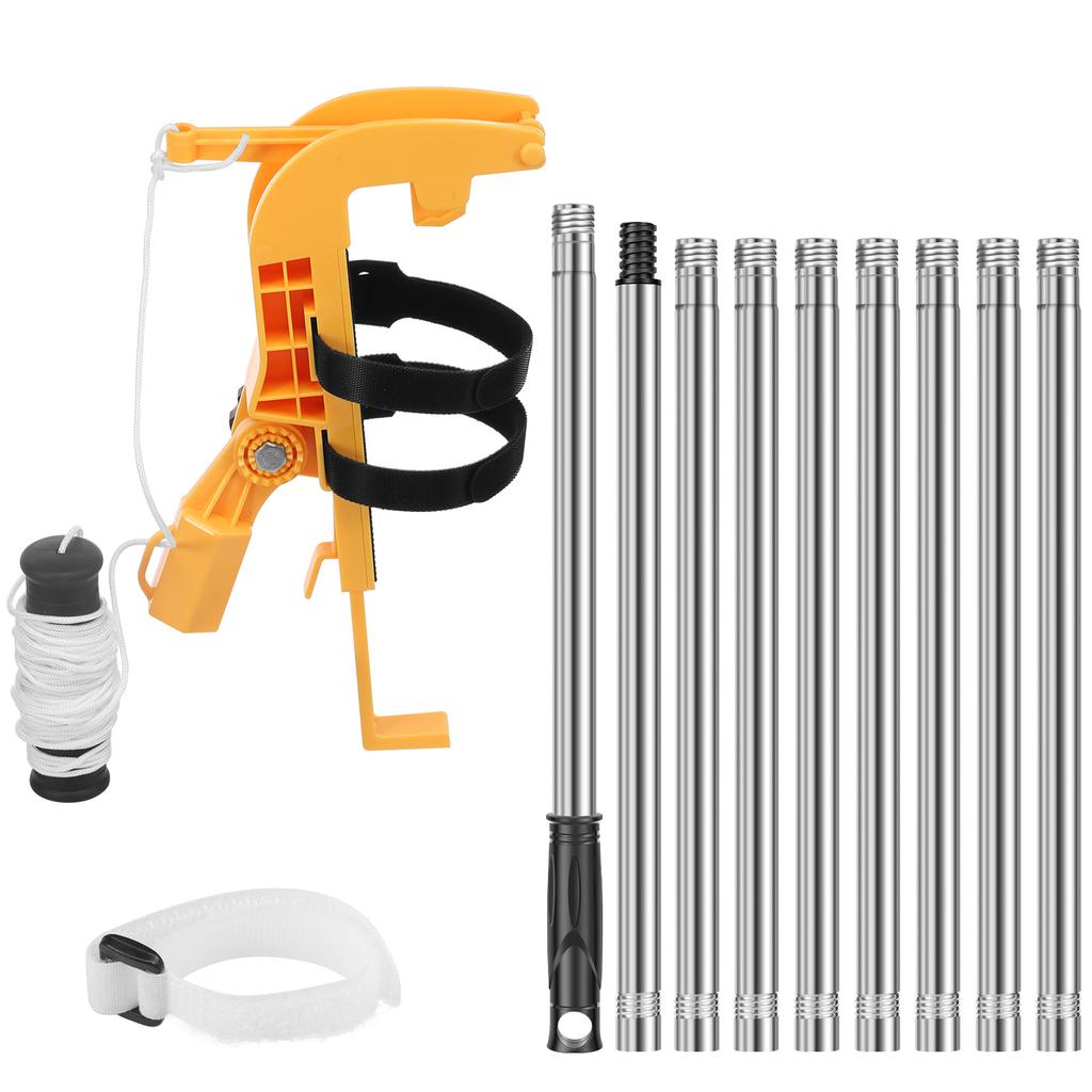 1Set Spray Can Extender Adjustable Sprayer Bracket Adaptor Spray with 12 Feet Extension Pole Aerosol Can Extension for Household