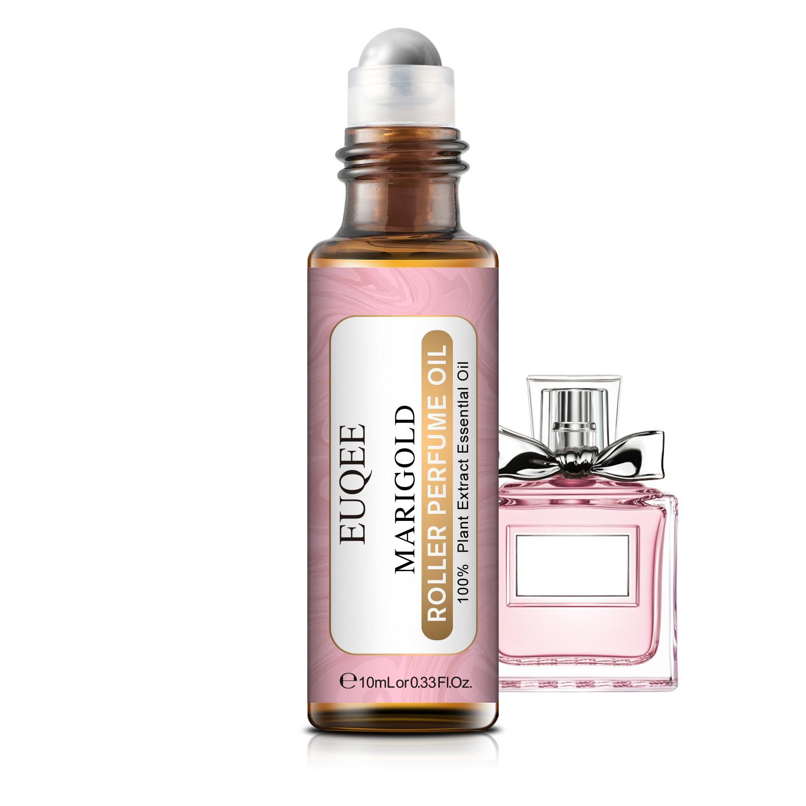 

5 шт. роликовое парфюмерное масло EUQEE для увлажнителя, аромат D-Jadore Angle, фрезия, кокос и ваниль, цветочное эфирное масло для диффузора, духи «сделай сам» 5pcs-Marigold