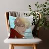 Ovely Korean Manhwa Operation True Love Cushion Cover Soft Pillow Case for Sofa Living Room Home Office Decor Protective Covers