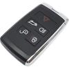 Replacement Key Fob Cover Case Fit for 2018- Land Rover Discovery Range Rover Sport Evoque 5 Keyless Entry Remote Key Fob Shell