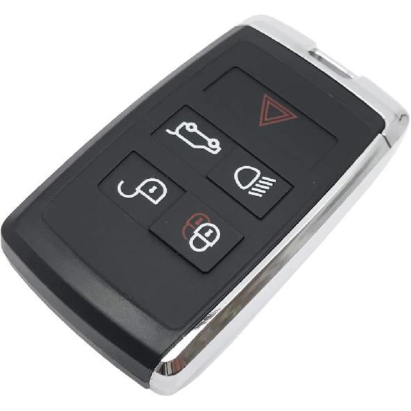 Replacement Key Fob Cover Case Fit for 2018- Land Rover Discovery Range Rover Sport Evoque 5 Keyless Entry Remote Key Fob Shell