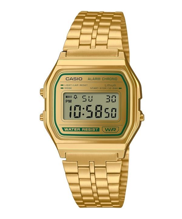 

Casio Vintage Digital Gold Tone Dial Quartz A158WEGV-9A Unisex Watch золотой
