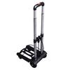 Portable Foldable Dolly Cart With Retractable Handle Wheels Aluminum Alloy Plastic Foldable Hand