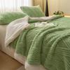 Thickened Double Layer Milk Velvet Lamb Velvet Blanket Office Nap Blanket Student Dormitory Shoulder Wrap Woolen Blanket