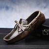 Men Loafers Soft Moccasins Summer Shoes Man High Quality Mens Shoes Casual Suede Genuine Leather Driving Flats