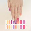 Gel Nail Art Full Stickers 16-finger Light Therapy Semi-curing Baking Lamp Nail Stickers Harden, Last Long, Are Waterproof and Whiten