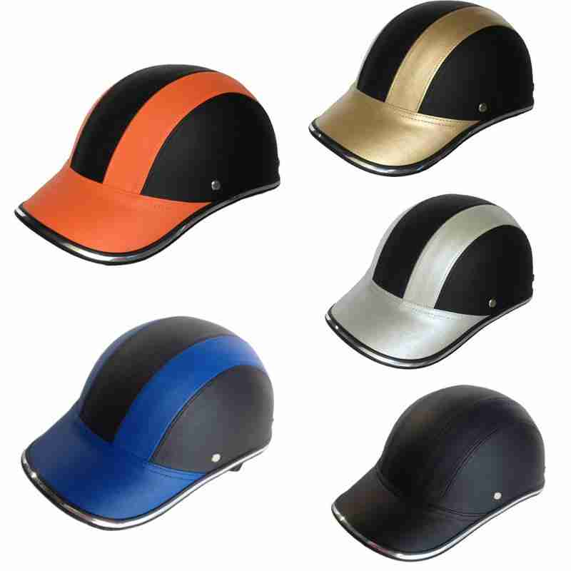 1Pc Bicycle Helmet Leather Half Helmet 