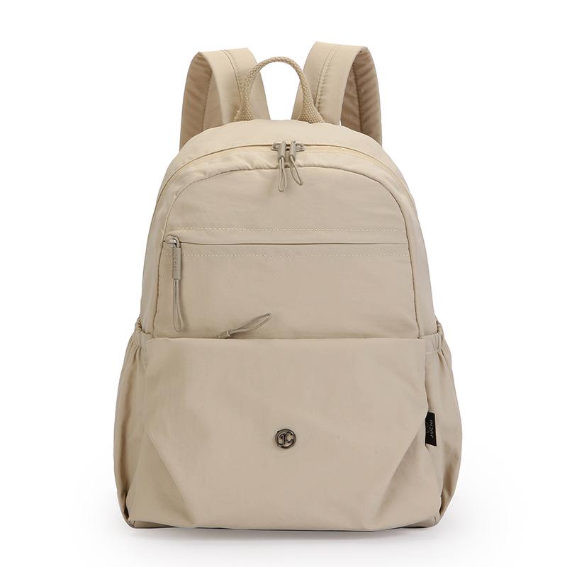 Macaron Color Backpack - Solid Candy Hues for Students