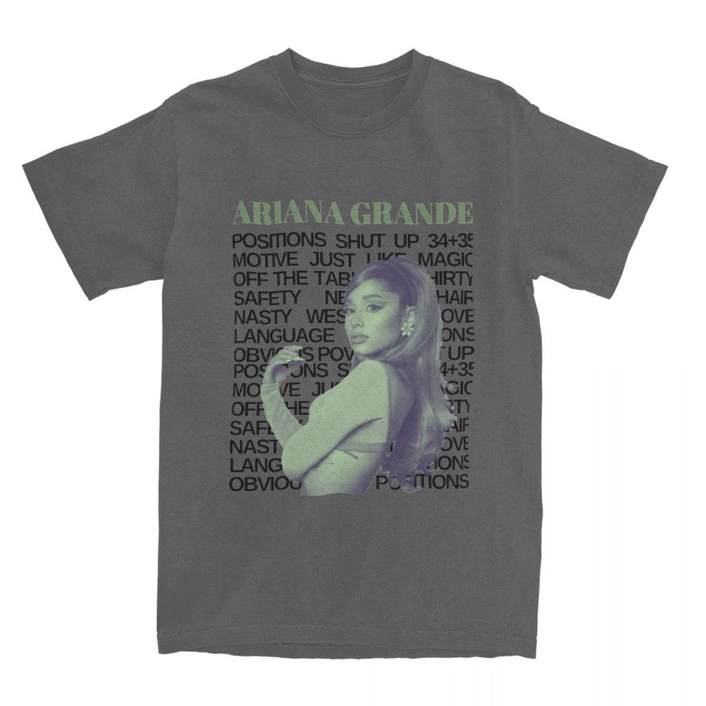 Ariana Grandes 2024 Music Tour TShirt Singer Hipster TShirts ShortSleeved Awesome Tops Summer Cotton Plus Size Tees