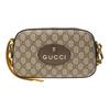 Borsa a tracolla mini GG Supreme Neo Vintage, Tela Pelle Marrone, Borsa a tracolla unisex per fotocamera per shopping quotidiano e viaggi 476466-K9GVT-8856
