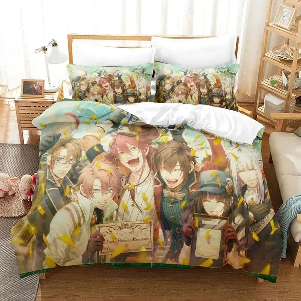 3D Print Anime Code Realize Guardian Of Rebirth Bedding Set Cartoon Anime Three-Piece Set Adult Kid Bedroom Duvet Cover Sets