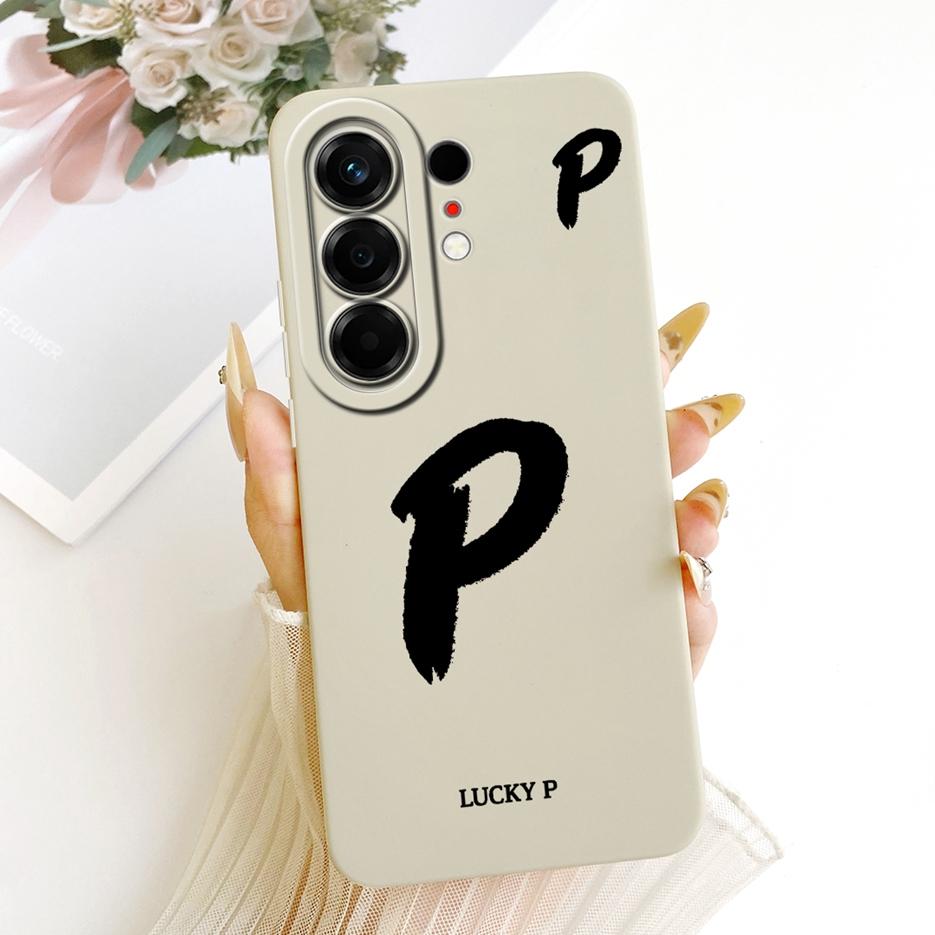 Pro Tecno Camon 50 4G Pouzdro CN5 Roztomilé kryty s lucky písmeny Nárazuvzdorné pouzdro na telefon Pro Tecno Camon 50 Pro 4G CN5c Camon50 Měkké Fundas