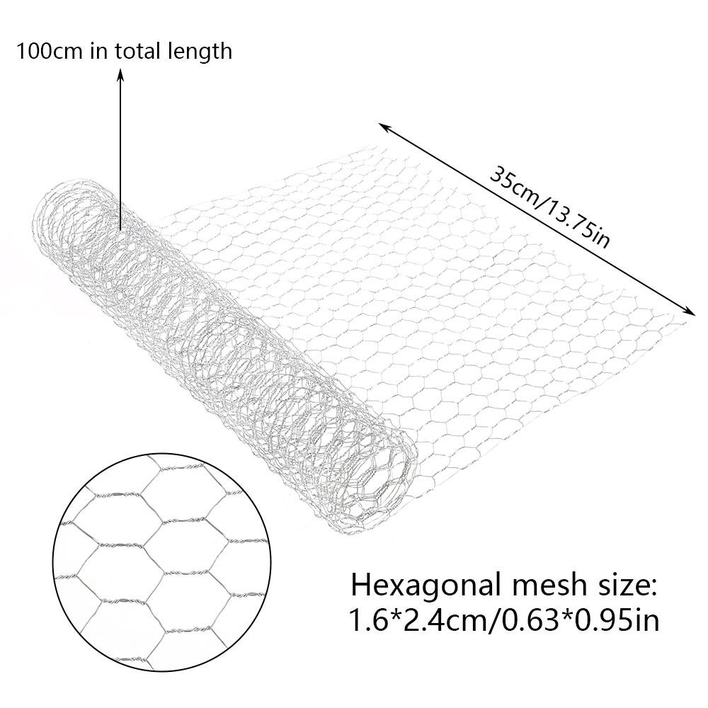 Metal Wire Netting Chicken Rabbit Poultry Fence Netting Crop Protection Net Hexagonal Galvanized Mesh Farm Garden Accessories