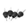 1PC/4PCS Wine Bottle Stopper Rustproof Good Sealing Lightweight Bar Wine Bottle Spout Pourer Rubber Plug for Clubs Cafes