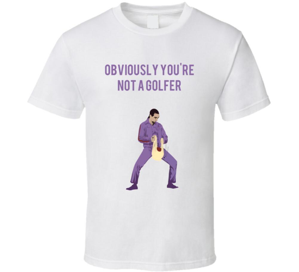 The Big Lebowski Jesus Quintana Obviously You re Not A Golfer Quote T Shirt XXXL