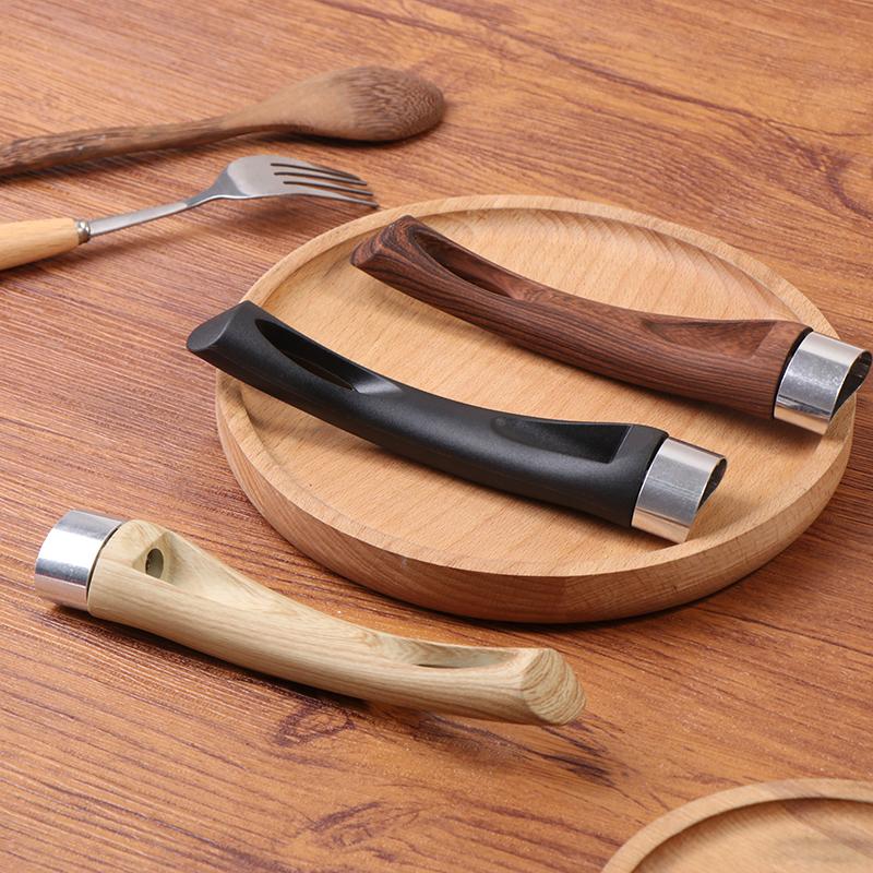 1ks bakelitová pánev Rukojeť proti opaření pánev Univerzální ergonomické kuchyňské příslušenství Náhradní odnímatelná bakelitová rukojeť