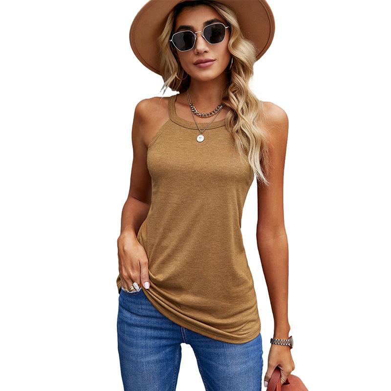 New Summer Casual Temperament Slim Fit Sexy Vest T-Shirt Sleeveless Suspender Versatile Top Strapless Women
