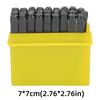 4mm Size Punch Stamps Set High Carbon Steel Easy To Use Metal Stamp Set Heavy Duty Strong Metal Punch Stamps Metal Projects