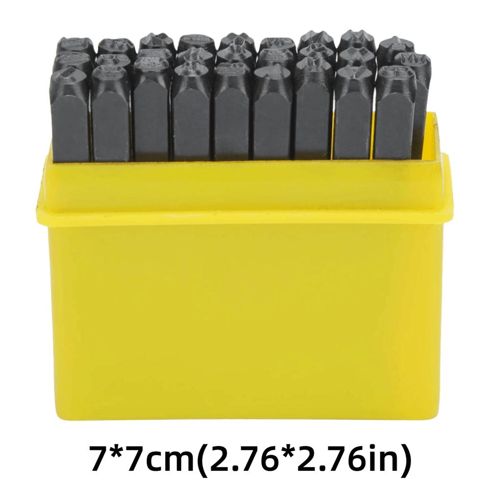 4mm Size Punch Stamps Set High Carbon Steel Easy To Use Metal Stamp Set Heavy Duty Strong Metal Punch Stamps Metal Projects