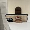 ins color plaid fruit holder 16 apple 17pro max mobile phone case iphone14 retro 13 Korean women