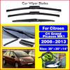 Windscreen Wiper Blades For Citroen C4 Grand Picasso /C4 Picasso MK1 2008 2009 2010 2011 2012 2013 Front Rear Window Set Kit