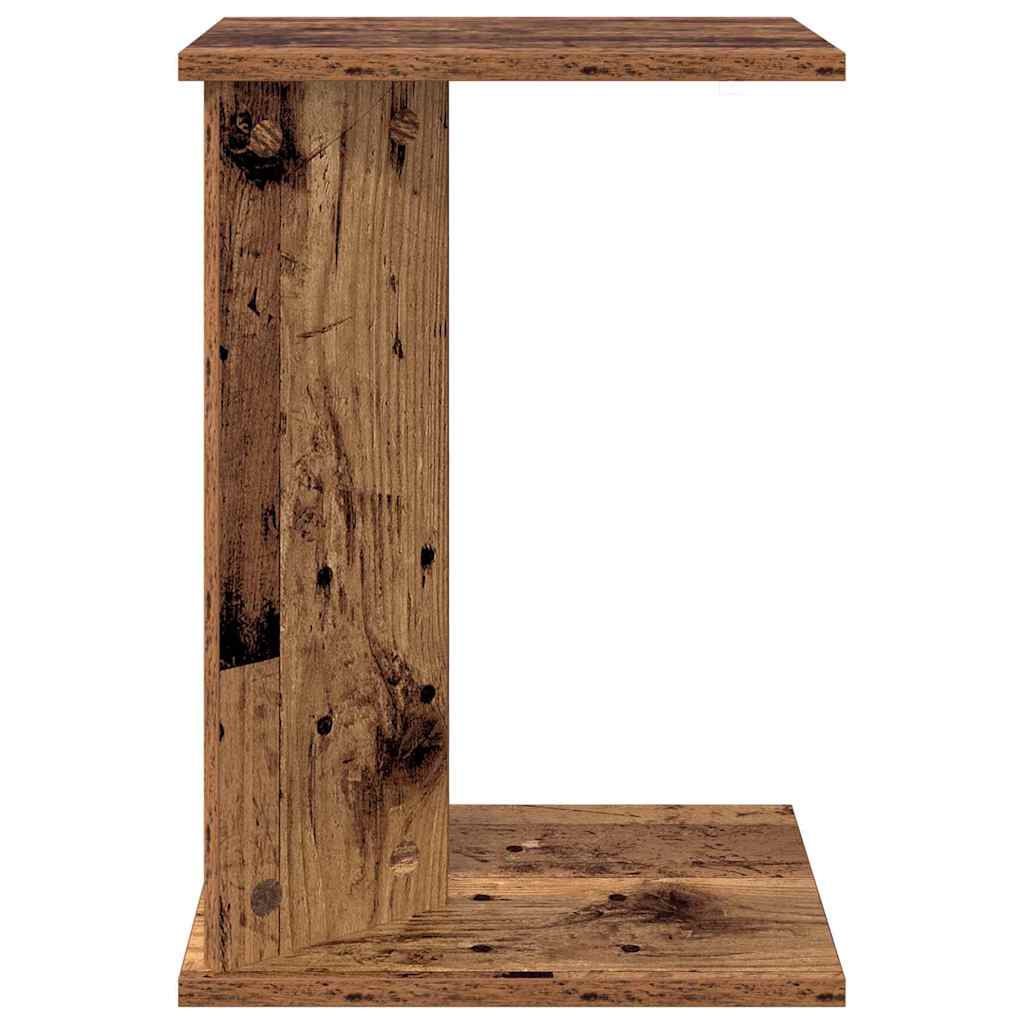 Side Table Reclaimed Wood Look 35 x 25 x 50 cm Engineered Wood