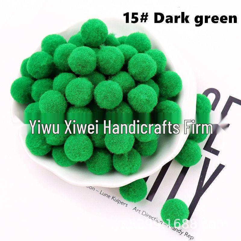 High Elastic Polyester Fluff Ball DIY Lace Black Long Hair Accessories