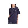 New MLB Cashew Flower T Shirts Unisex Navy Blue 3ATS52023-50NYD
