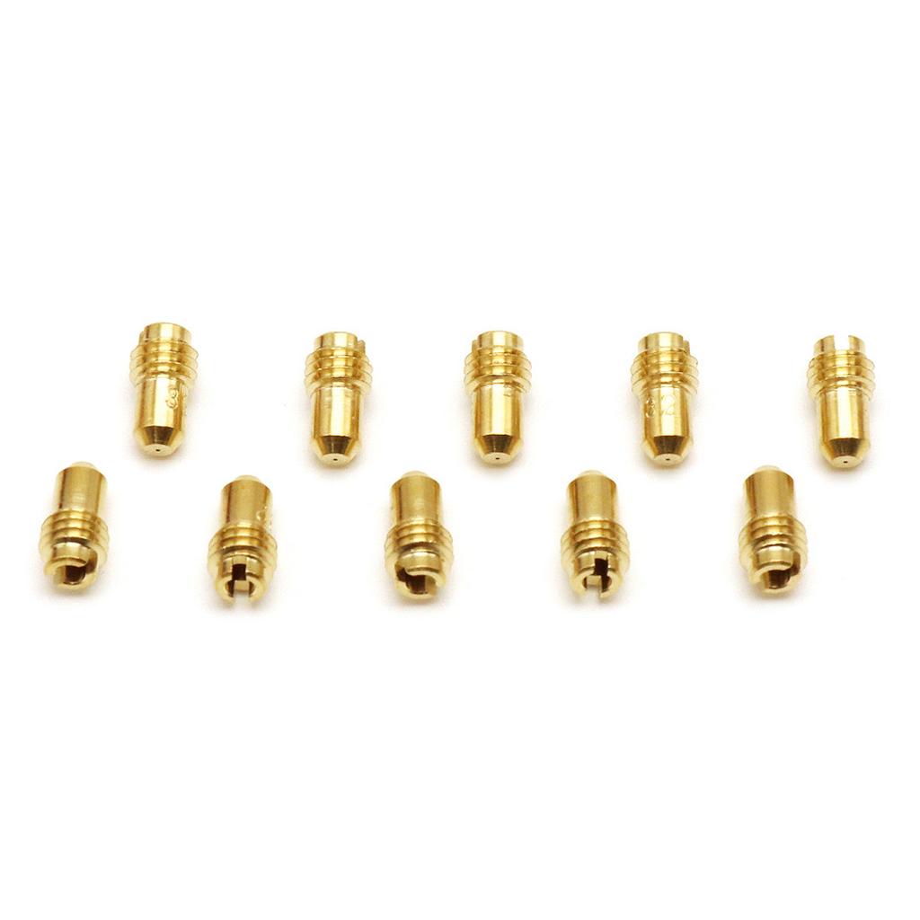 10pcs M5Thread Carburetor Jets for 1488 Dellorto PHBD MAMB UAUB PHBG Replacement #30-52 Idle Jet Motorcycle Accessory