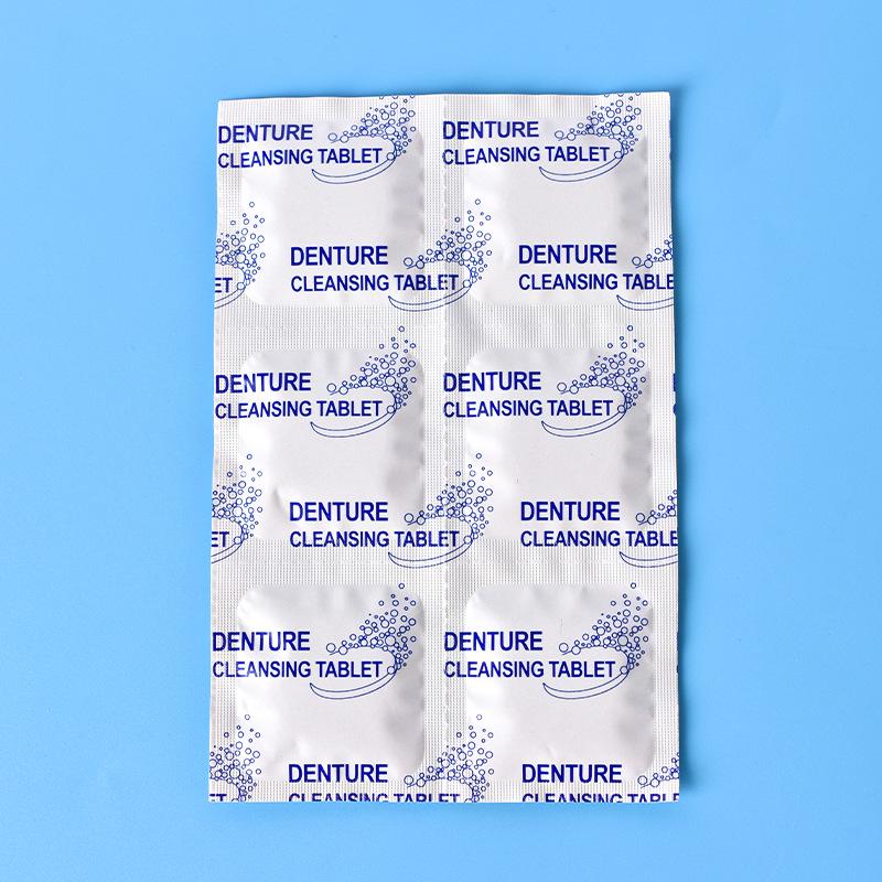 Zahnprothesen- & kieferorthopädische Retainer Aufhellende Brausetabletten - 66 Stück