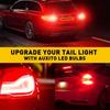 AUXITO Pure Red LED Stop Brake Tail Light Bulbs 3157 4157 3057 3156 3457 2X EOOH