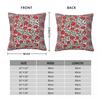 Shakhrisyabz Suzani Uzbekistan Floral Square Pillowcase Polyester Linen Velvet Printed Decor Throw Pillow Case Home Cushion Case