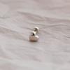 J.Lauren Petite Mini Heart Silver Piercing P0397