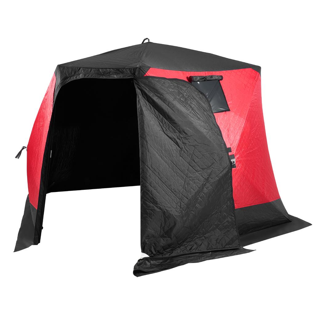 SucceBuy Portable Ice Shelter Insulated Pop-Up Ice Fishing Tent Thermal Ice Shanty for Winter Fishing Ice Cube with Carrying Bag