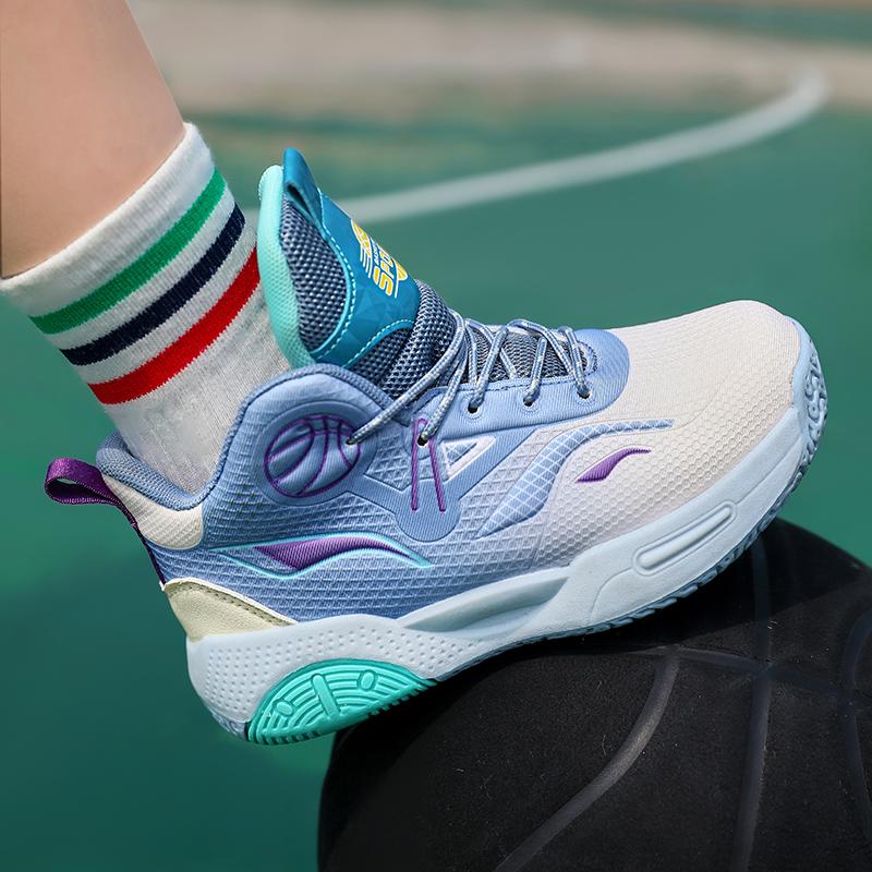 Ny mote Gutter Jenter Basketball Tennis Sportssko Barnestudenter Hightop Sneakers Trekking Boots for Childrens