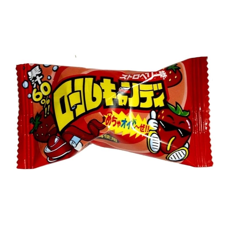

Yaokin roll candy strawberry flavor 20g x 24 bags