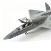 Model stíhačky YF-23 Black Widow II v měřítku 1/72, Plastikový stavebnicový model typu Snap Fit (bez nutnosti lepidla), Kovový model vojenského letadla Diecast Coll