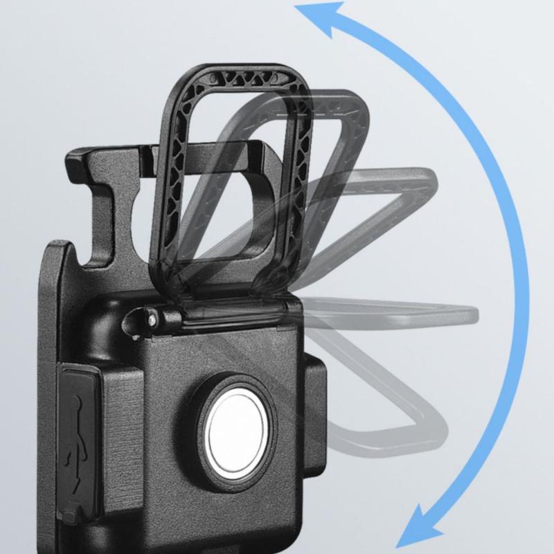 Strong Light Portable Mini Work Light Keychain Small Flashlight Multifunctional Portable Light Rechargeable Light Home Flashlight