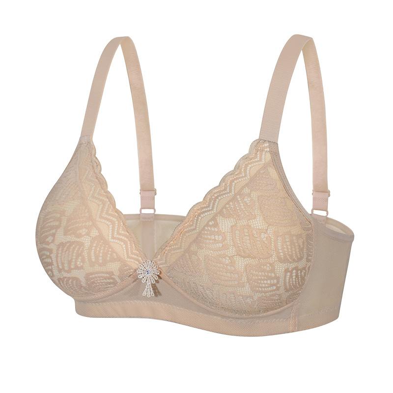 

Сексуальный европейский и американский бюстгальтер пуш-ап большого размера без косточек и с защитой от провисания, полноразмерное нижнее белье 3XL хаки