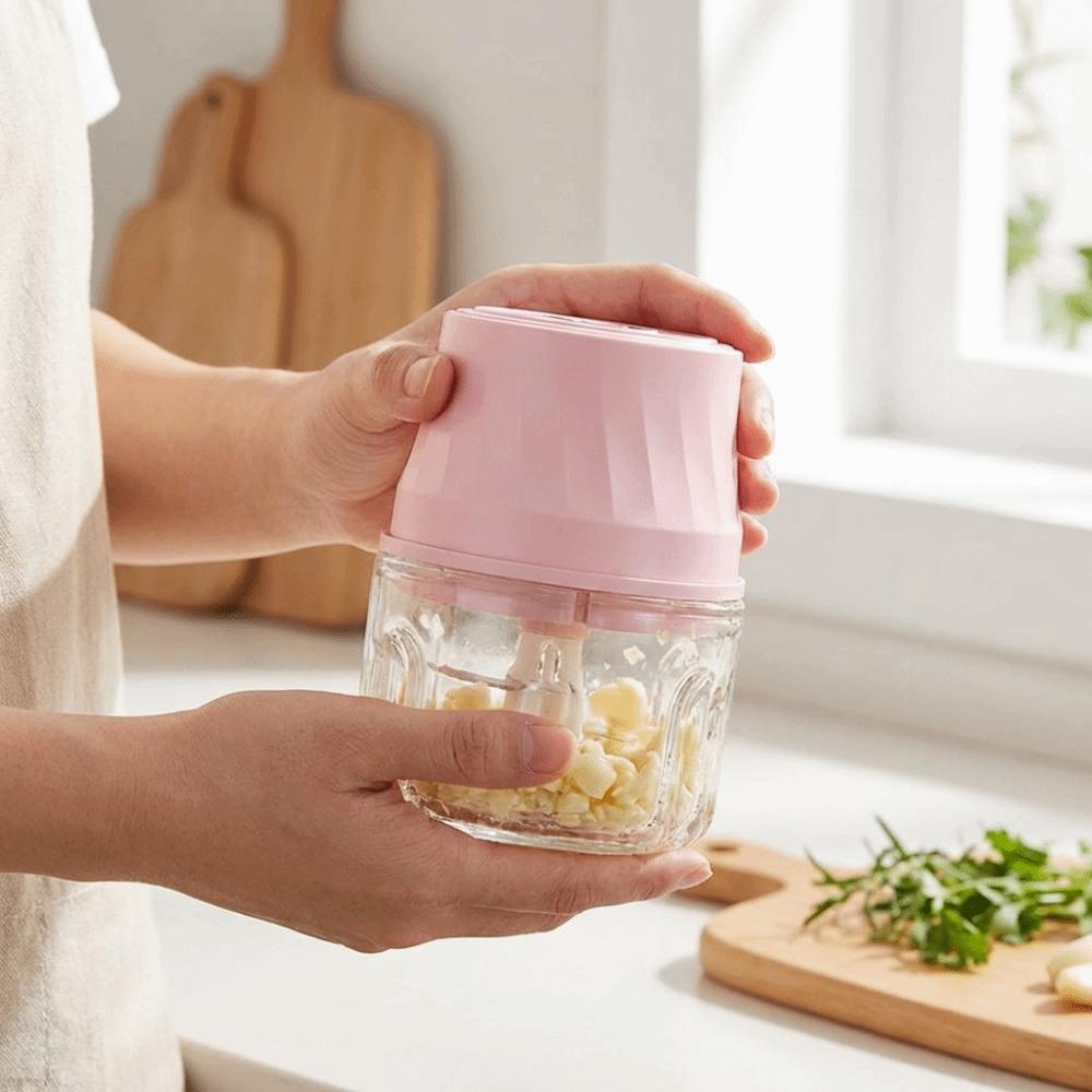 350ml Baby Food Processor Wireless Vegetable Grinder Multifunctional Mini Meat Grinder Camping