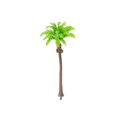 5 Stück Plastikpalmenmodell Stereoskopische Künstliche Kokospalme Miniatur Bastel Kokosnuss Mikro Landschaft Desktop Dekoration