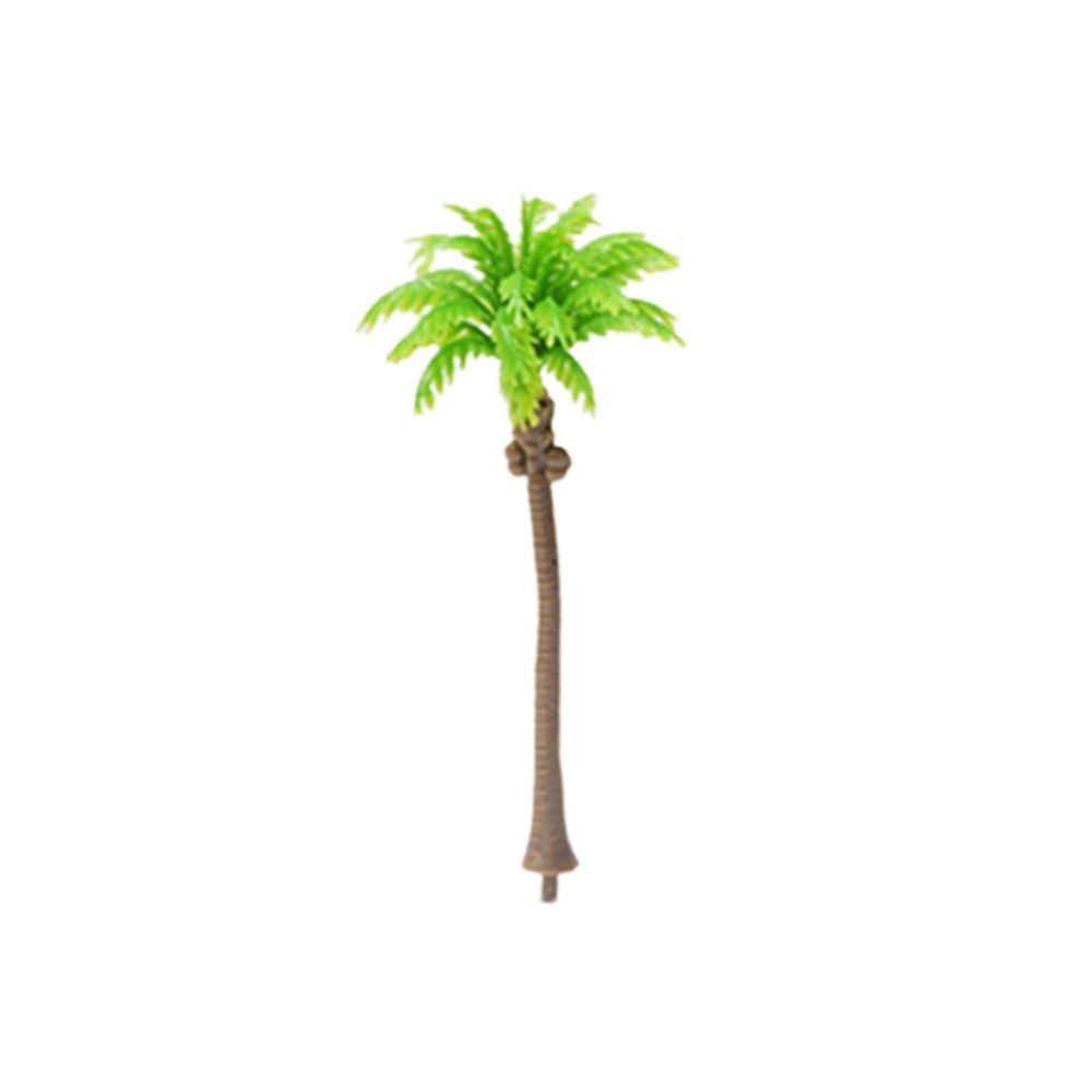 5Pcs Stereoscopic Palm Tree Model Artificial Coconut Micr Landscape  Desktop Decoration