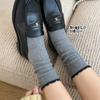 Women New Casual Cotton Socks,Lace Stackable Socks,High‑Elastic Contrast Vertical Pattern Thin Boneless Soft‑Waxy Medium‑Tube Socks